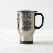 Ramos de árvore caneca