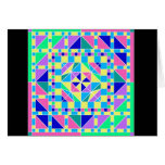 Rangoli Pastel com o cartão preto de Diwali da bei