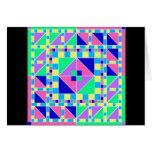 Rangoli Pastel com o cartão preto de Diwali da bei