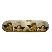 Raphael "Sistine Madonna" (cerca de 1513) (detalhe Skate