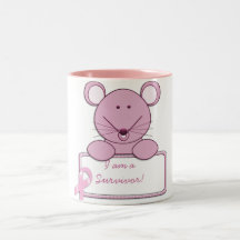 Rato cor-de-rosa da fita do KRW - sobrevivente Caneca