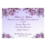 Recepção de casamento do Lilac Convite