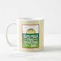 Recorde Pray diário Caneca