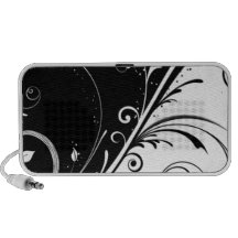 redemoinho branco preto caixinha de som para iPod