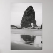 Reflexão da praia poster