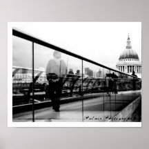 Reflexões em Londres [impressão da arte]