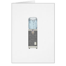 Refrigerador de água cartão