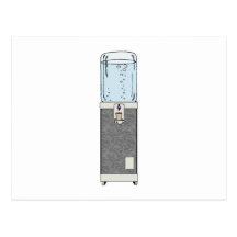 Refrigerador de água cartões postais