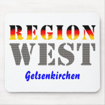 Região ocidental Gelsenkirchen Mouse Pads