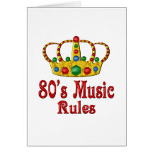 regras da música 80s cartoes
