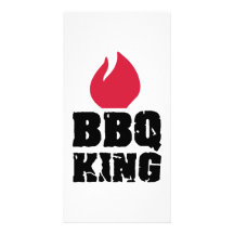 Rei do CHURRASCO Cartões Com Foto Personalizados
