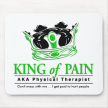 "Rei fisioterapia Mousepad da dor"