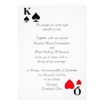 Reis & Queens que Wedding o convite (2)