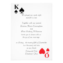 Reis & Queens que Wedding o convite (4)