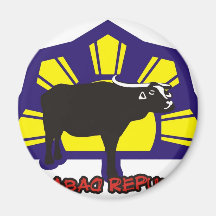 república do búfalo-da-índia imãs