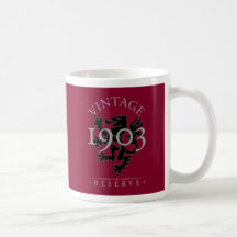 Reserva 1903 do vintage canecas