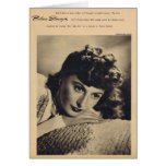 Retrato do vintage de Barbara Stanwyck Cartoes