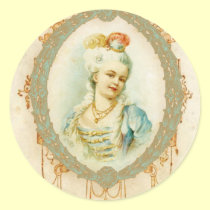 Retrato novo de Marie Antoinette autocolantes