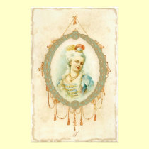 Retrato novo de Marie Antoinette papel de carta
