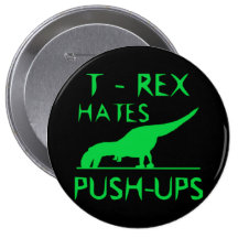 REX de T DEIA o design engraçado de Dino dos PUSHU Botons