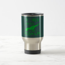 REX de T DEIA o design engraçado de Dino dos PUSHU Caneca