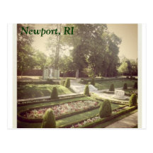 Rhode - jardins da ilha cartao postal