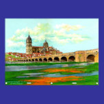 Rio de Salamanca (catedral & ponte romana) Tormes posters