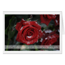 ro nevado Natal-Feliz alegre alemão do vermelho do Cartoes