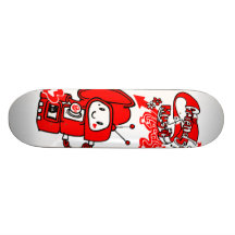 Robô amigável da música skate