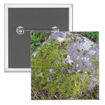 Rocha Mossy verde Boton