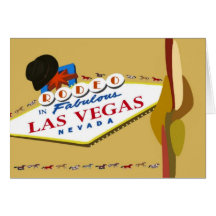 RODEIO em Las Vegas fabuloso com cartão dos cavalo