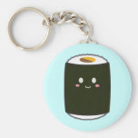 Rolo de sushi de Kawaii Chaveiro
