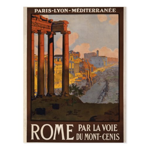 Roma com o Mont-Cenis Cartao Postal
