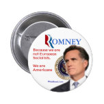 Romney para o presidente botons