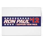 Ron Paul - voto 2012 do presidente da eleição Cartões