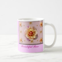Rosa bonito, caneca