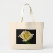 Rosa branco bolsa