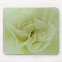 Rosa branco - o coração do anjo mousepad