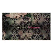 Rosa cativando | MatteCreamCard do GC | Contessa | Cartoes De Visitas