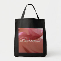 Rosa obscuro bolsa de lona
