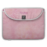 Rosa personalizado bolsa para MacBook pro