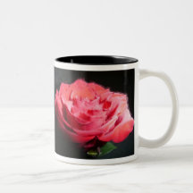 Rosa vermelha caneca