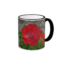Rosa vermelha canecas