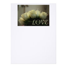Rosas brancos convites personalizado