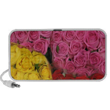 Rosas Caixinhas De Som Portátil