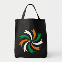 Roseta Irlanda cockade país de irlandês Eire Bolsa