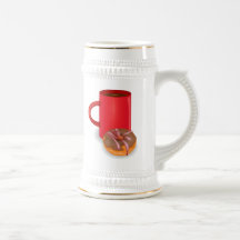 Rosquinha e café caneca