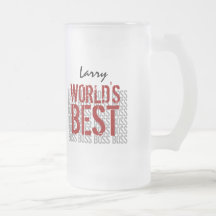 Rotulação do Grunge do chefe do mundo nome feito s Caneca