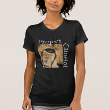Roupa escuro de Camelot do projeto (olhar resistid Camisetas