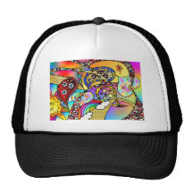 Roupa psicadélico retro dos presentes de Paisley d Boné